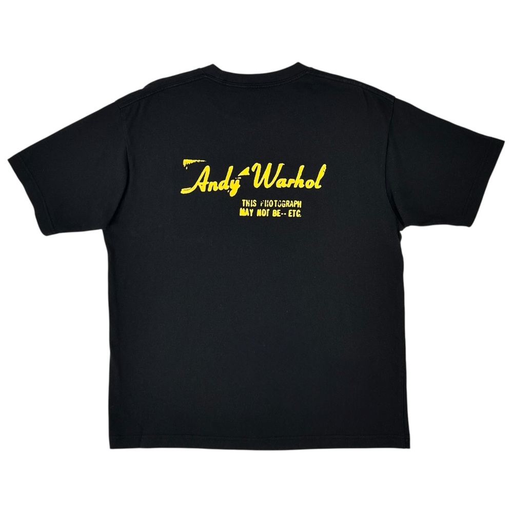 Limited Edition Uniqlo x SPRZNY x Andy Warhol Black Hamburger Print T-Shirt sz S